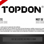 Licence de mise à jour TOPDON